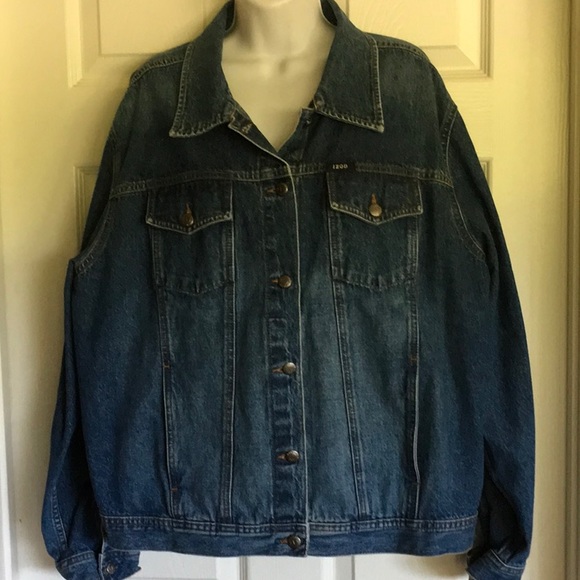 Izod Jackets & Blazers - ❤️ROCK BOTTOM PRICE ❤️IZOD plus size jean jacket